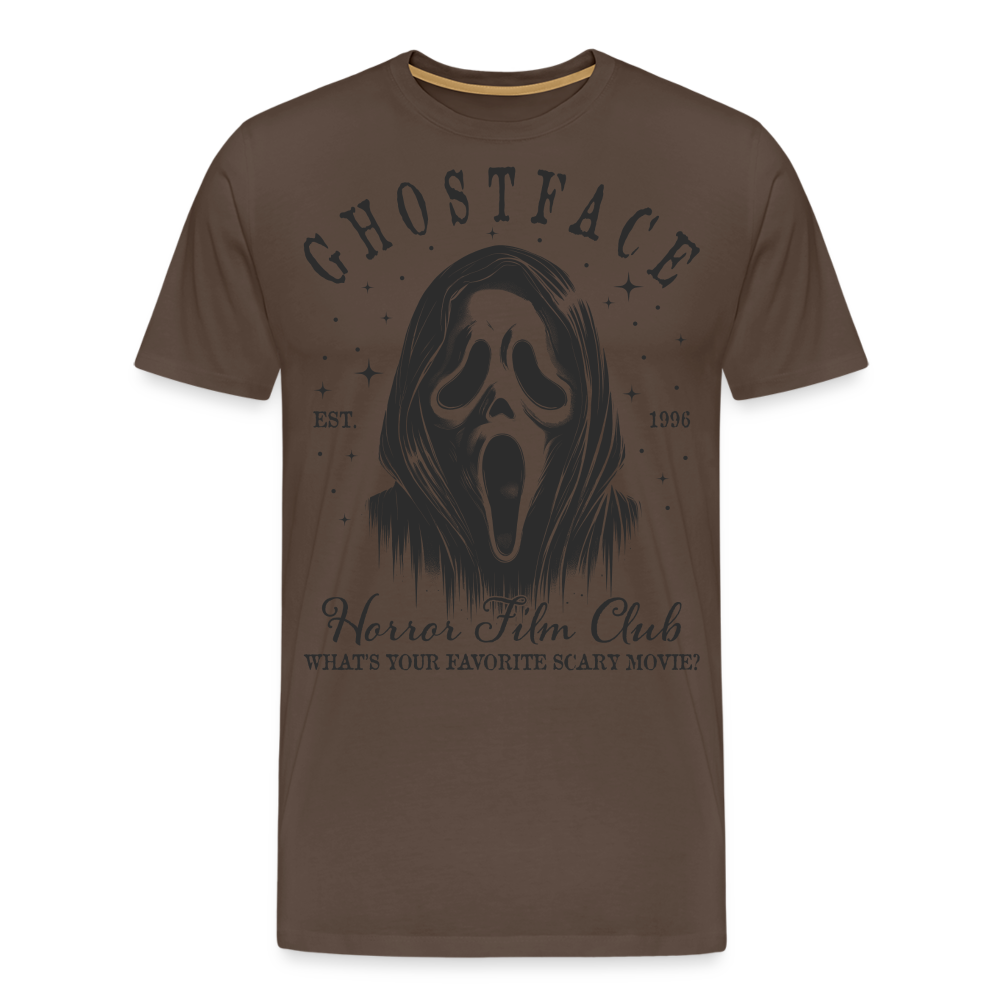 Ghostface Halloween Horror Premium T-Shirt Herren - Edelbraun
