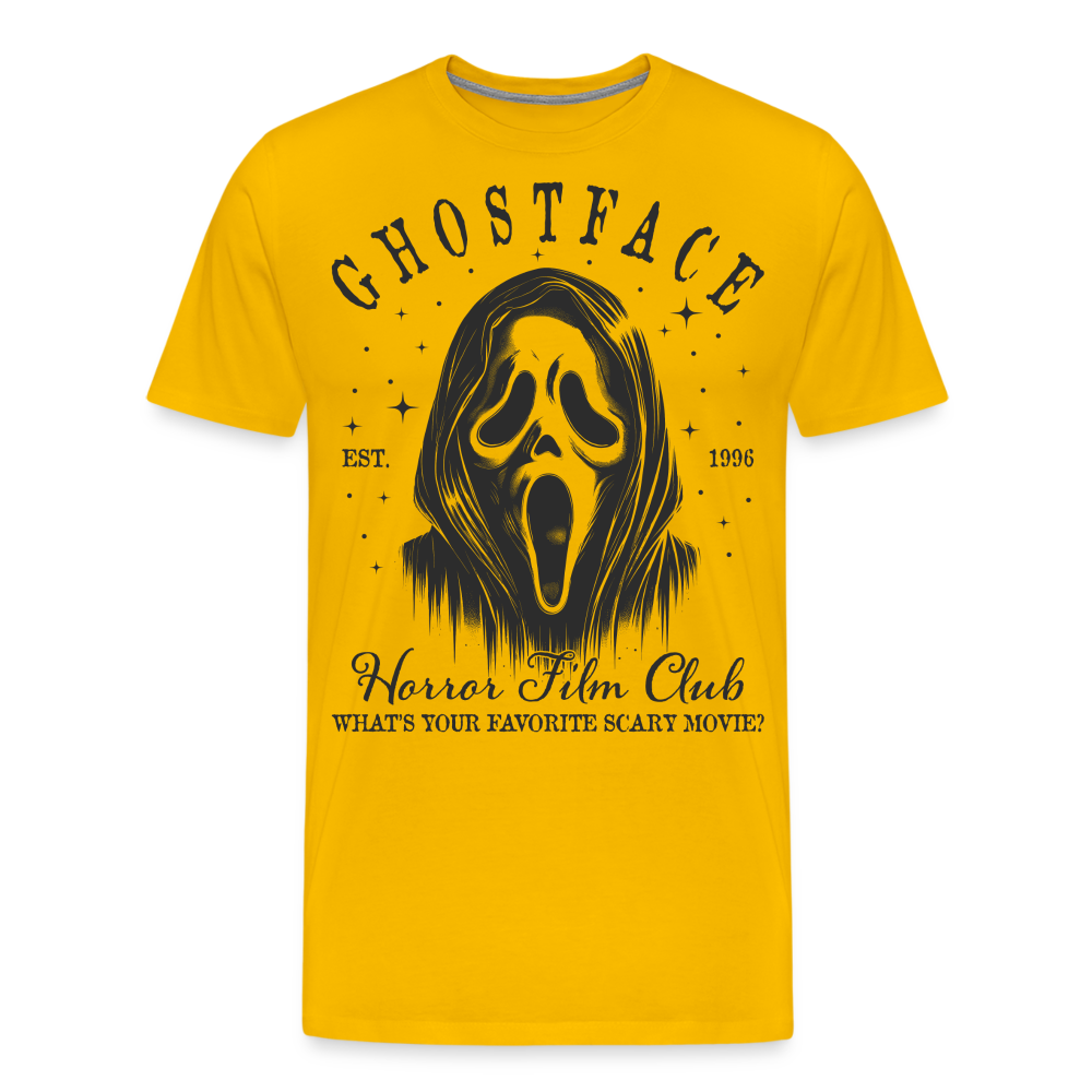 Ghostface Halloween Horror Premium T-Shirt Herren - Sonnengelb