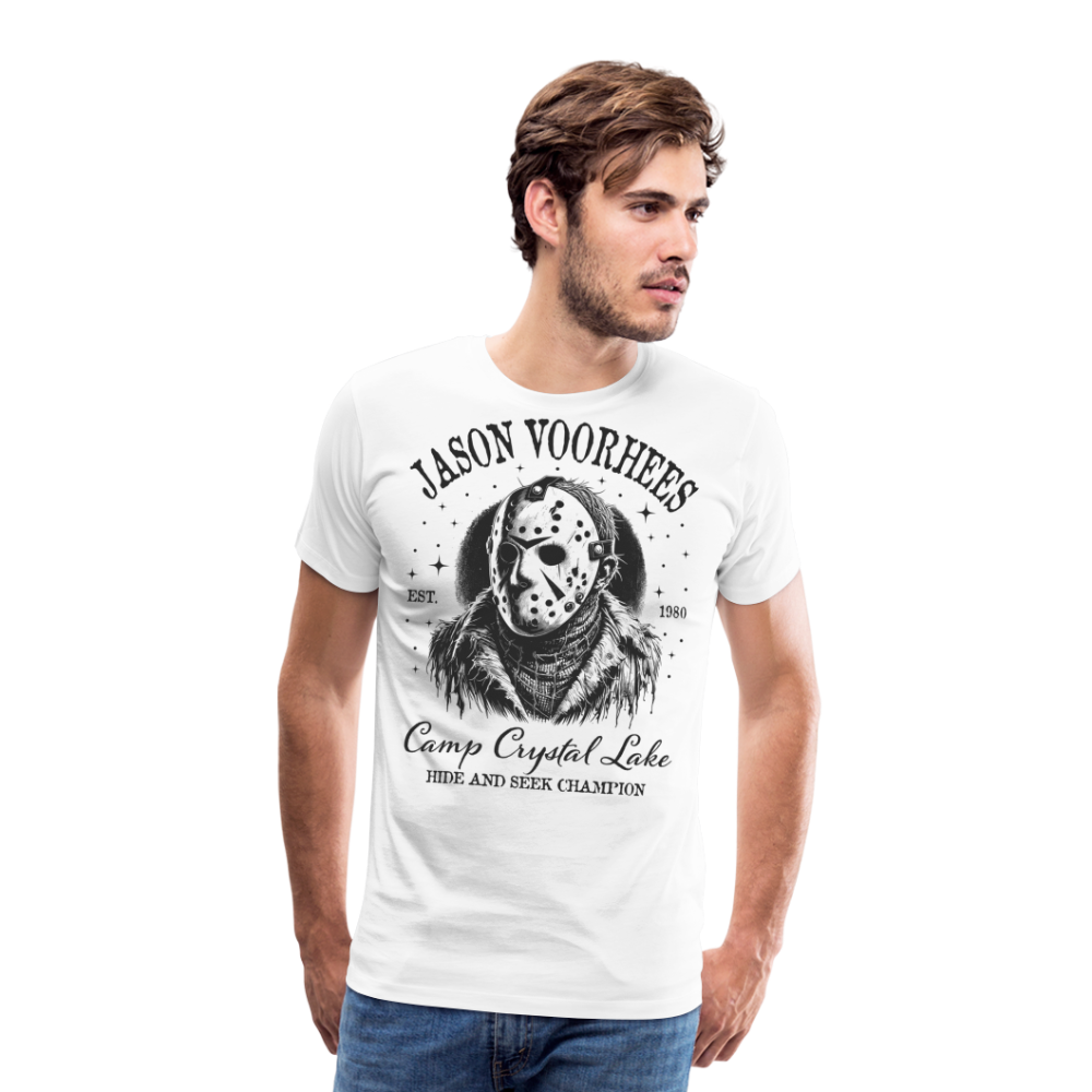 Jason Halloween Horror Premium T-Shirt Herren - Weiß