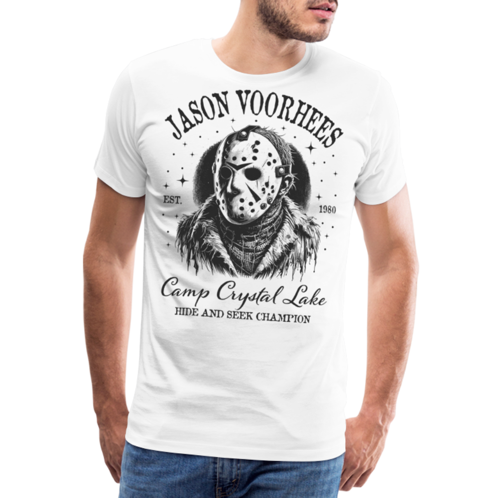 Jason Halloween Horror Premium T-Shirt Herren - Weiß