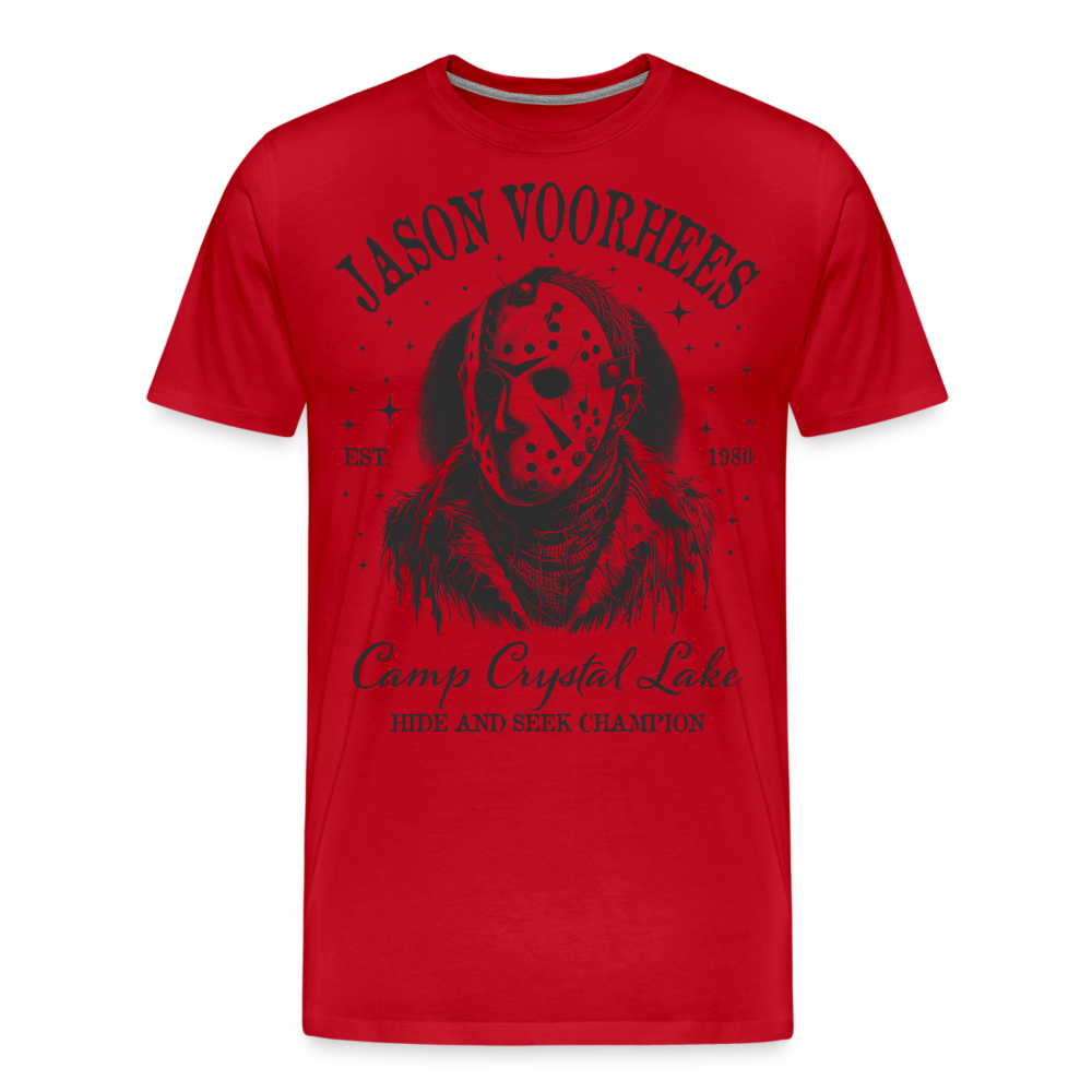 Jason Halloween Horror Premium T-Shirt Herren - Rot