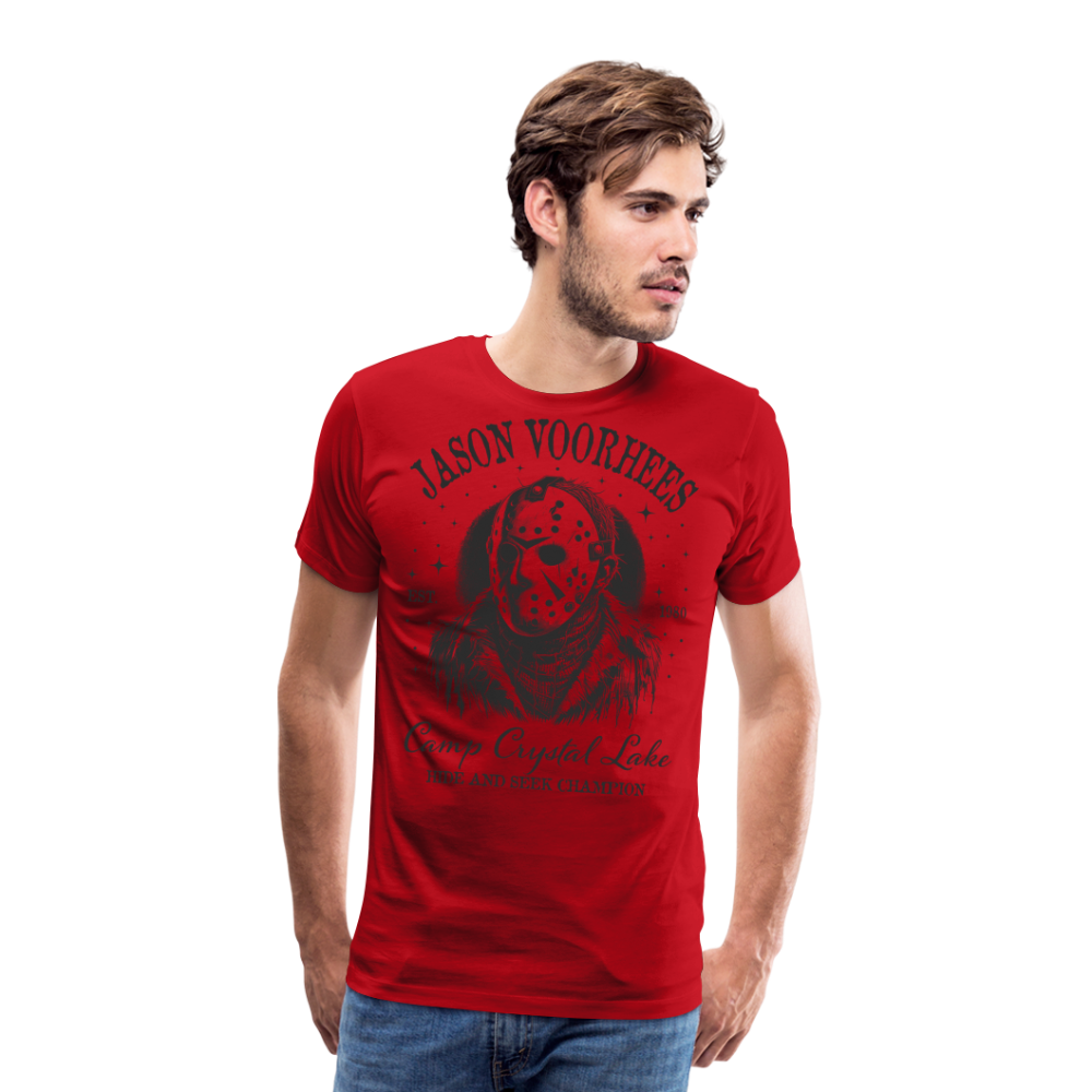Jason Halloween Horror Premium T-Shirt Herren - Rot