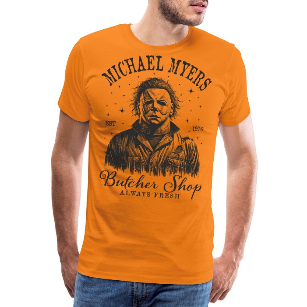 Myers Halloween Horror Premium T-Shirt Herren - Orange