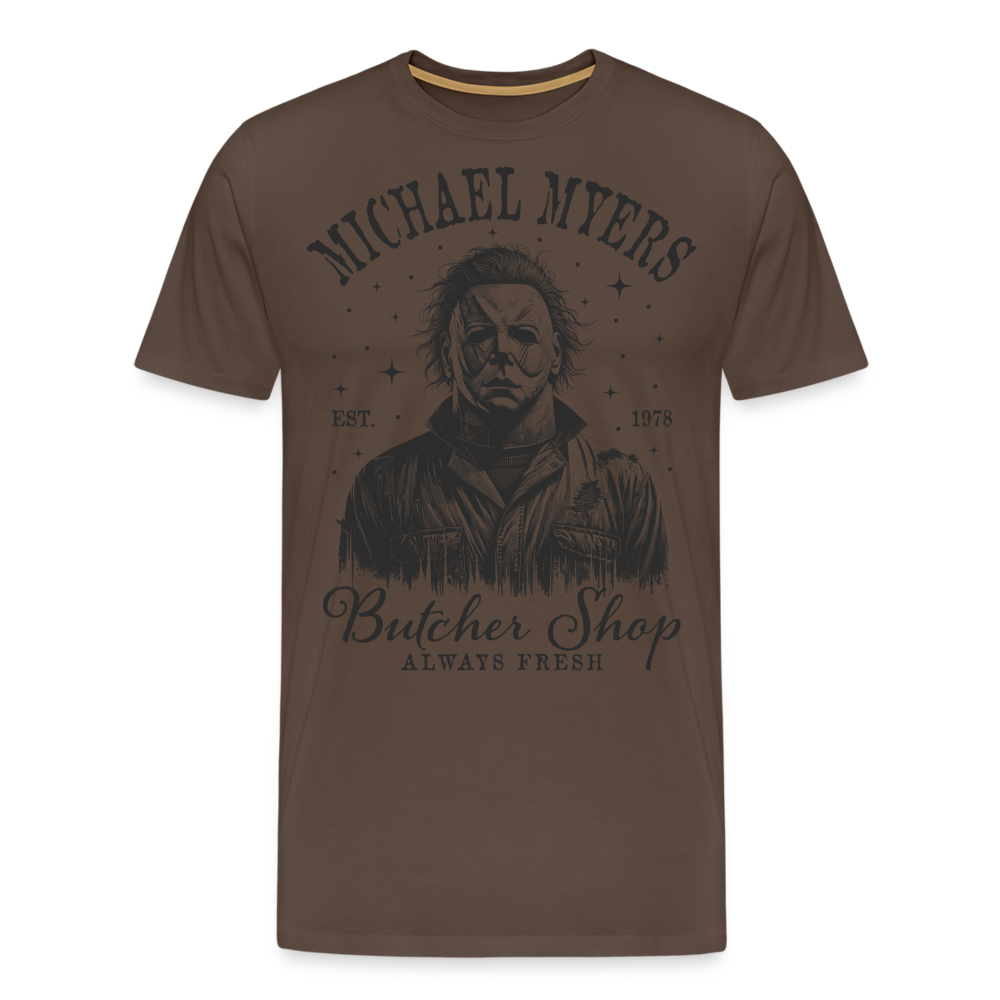 Myers Halloween Horror Premium T-Shirt Herren - Edelbraun