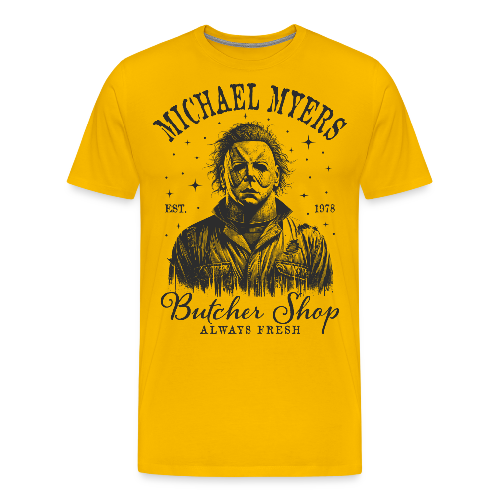 Myers Halloween Horror Premium T-Shirt Herren - Sonnengelb