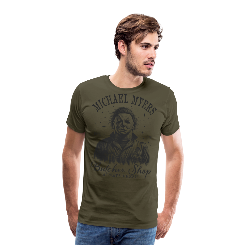 Myers Halloween Horror Premium T-Shirt Herren - Khaki