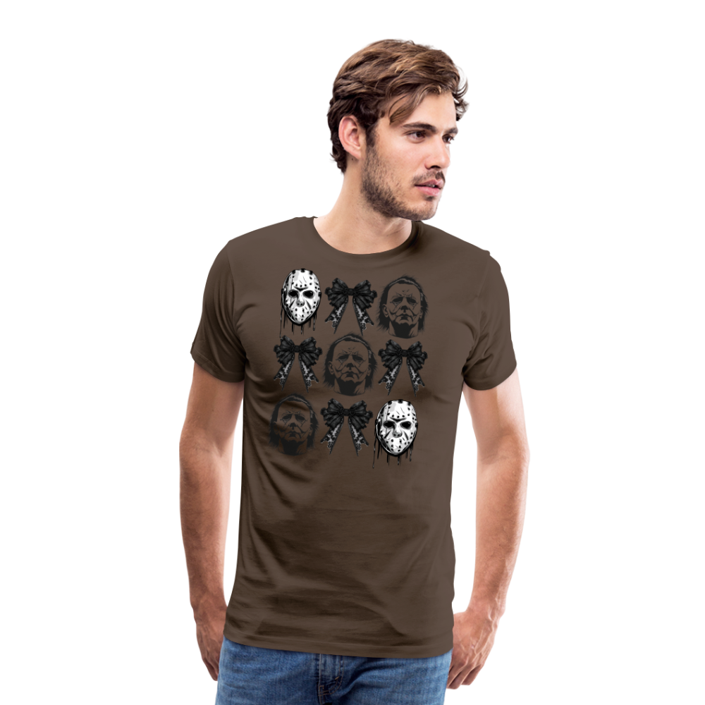 Horror Blaids Halloween Horror Premium T-Shirt Herren - Edelbraun
