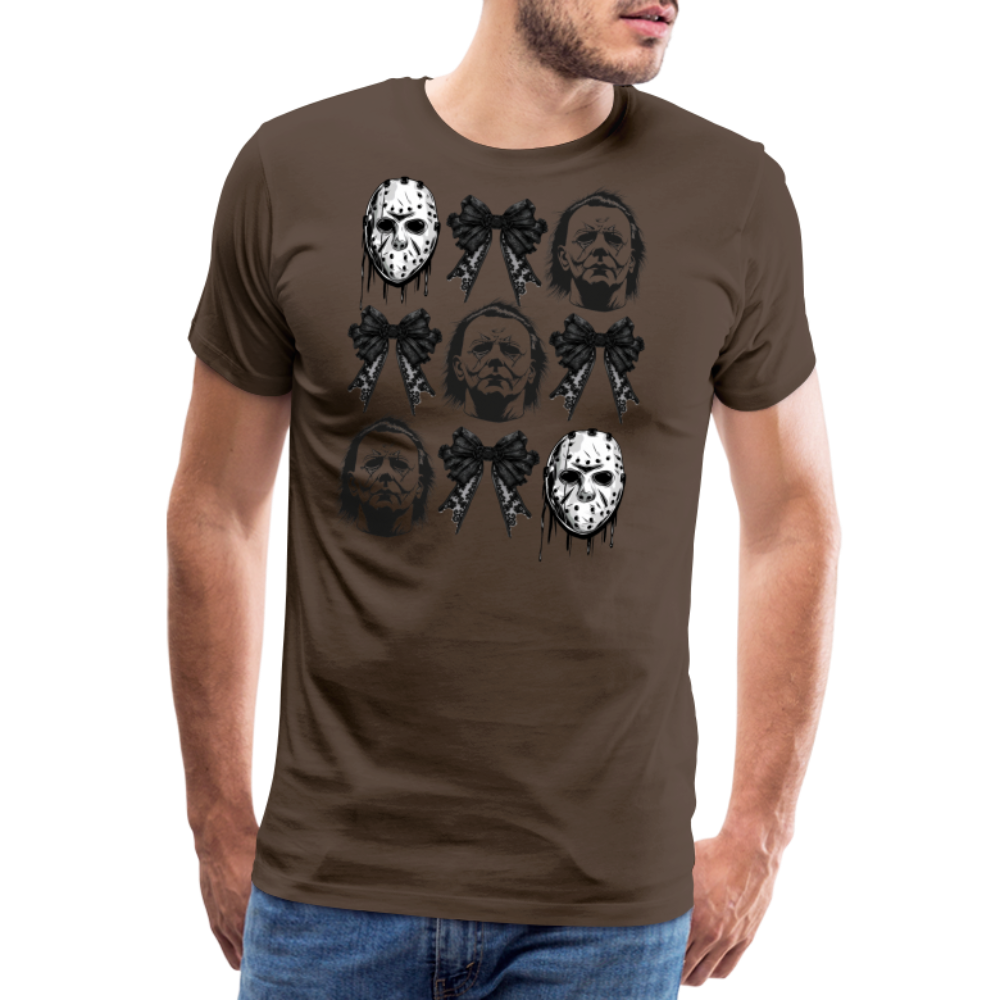 Horror Blaids Halloween Horror Premium T-Shirt Herren - Edelbraun