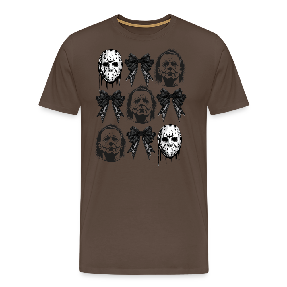 Horror Blaids Halloween Horror Premium T-Shirt Herren - Edelbraun