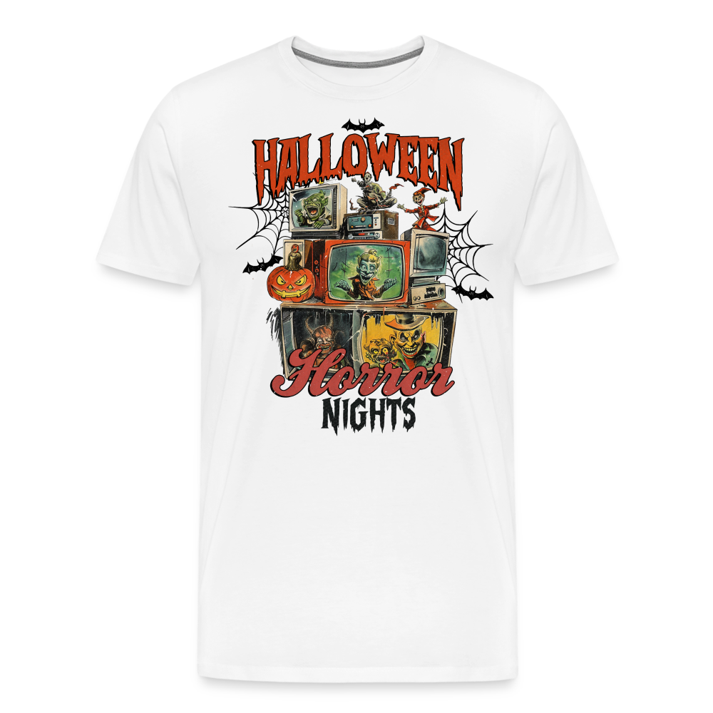Halloween Horror Nights Premium T-Shirt Herren - Weiß