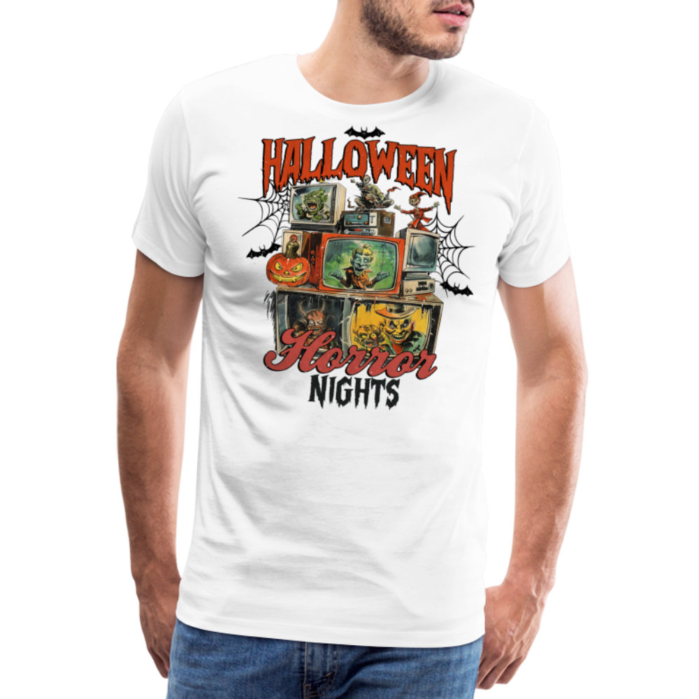 Halloween Horror Nights Premium T-Shirt Herren - Weiß