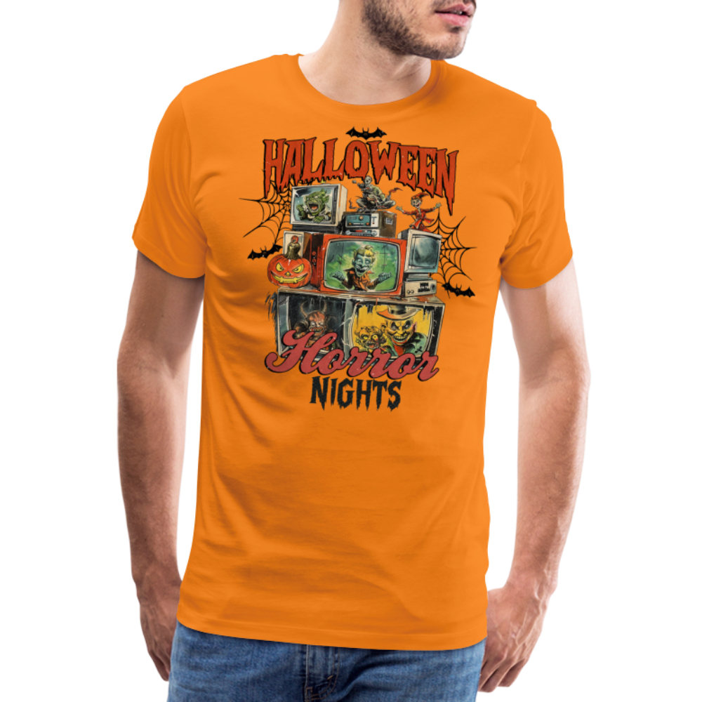 Halloween Horror Nights Premium T-Shirt Herren - Orange