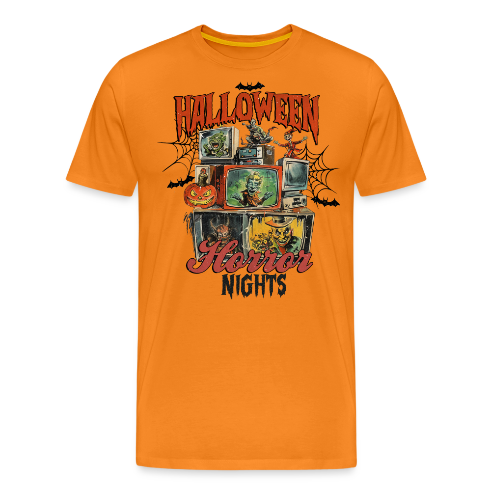 Halloween Horror Nights Premium T-Shirt Herren - Orange