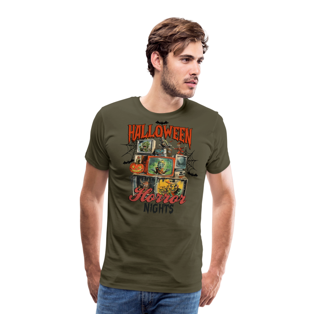 Halloween Horror Nights Premium T-Shirt Herren - Khaki