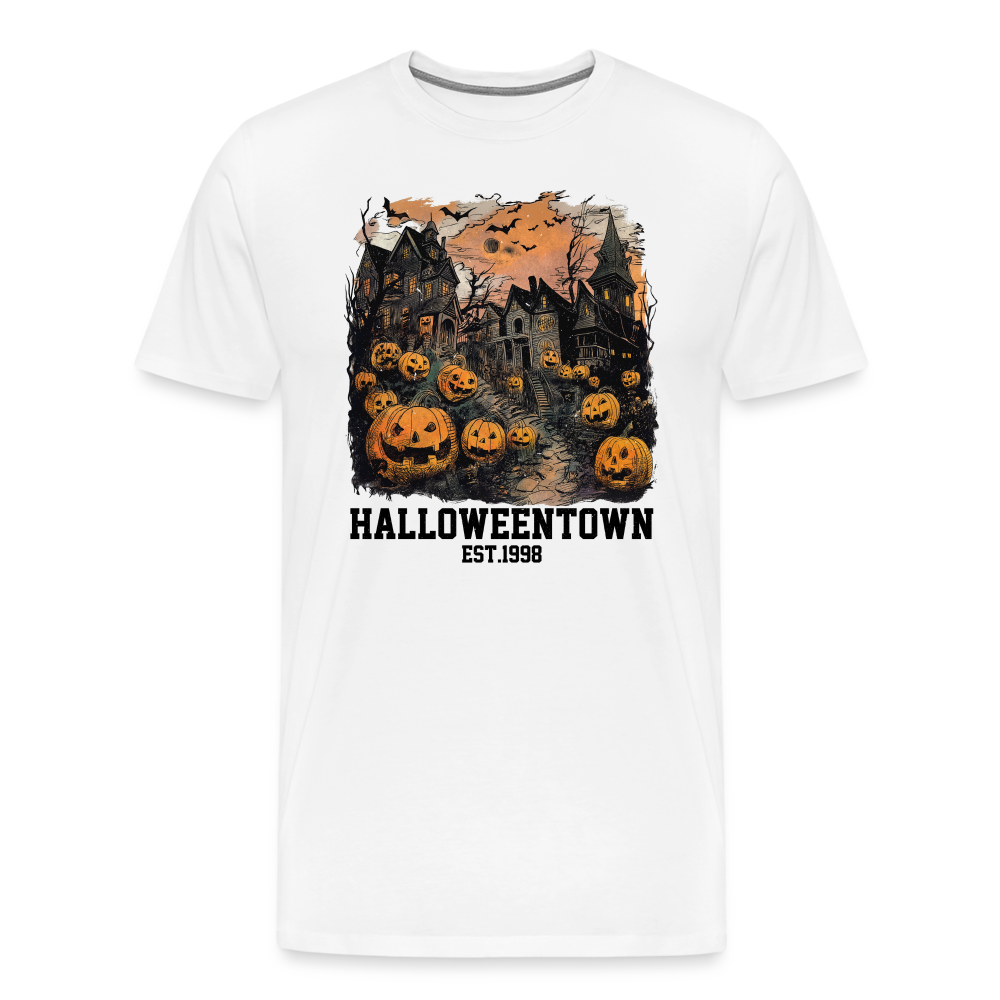Halloweentown EST.1998 Halloween Horror Premium T-Shirt Herren - Weiß