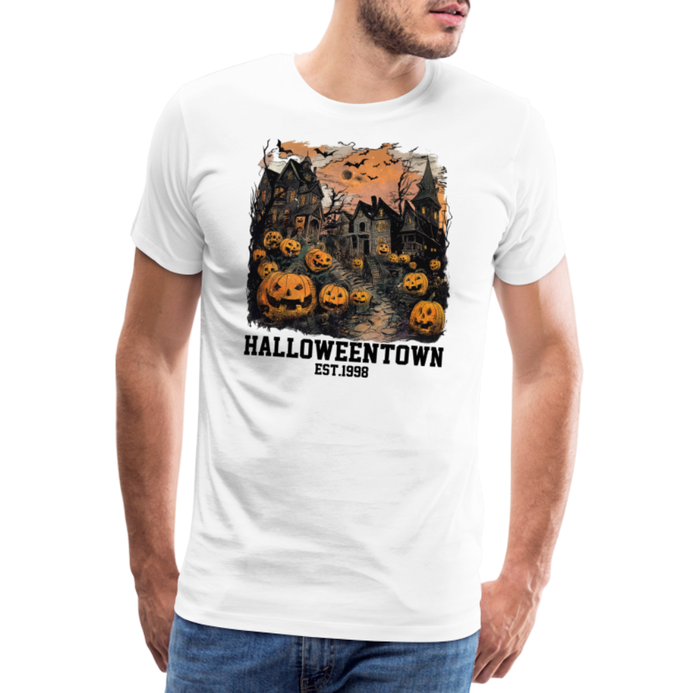 Halloweentown EST.1998 Halloween Horror Premium T-Shirt Herren - Weiß