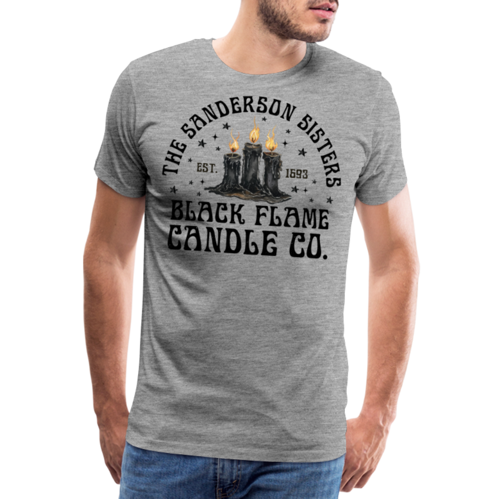 BLACKCANDLE Halloween Horror Premium T-Shirt Herren - Grau meliert