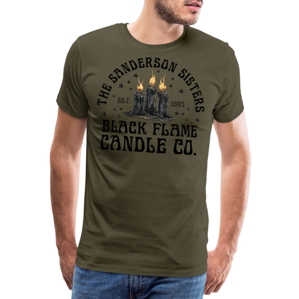 BLACKCANDLE Halloween Horror Premium T-Shirt Herren - Khaki