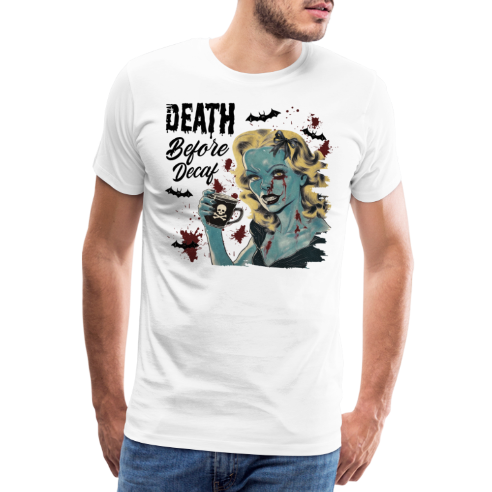 Death before Halloween Horror Premium T-Shirt Herren - Weiß