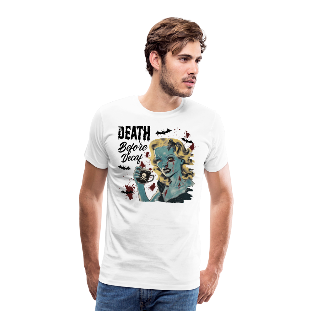 Death before Halloween Horror Premium T-Shirt Herren - Weiß