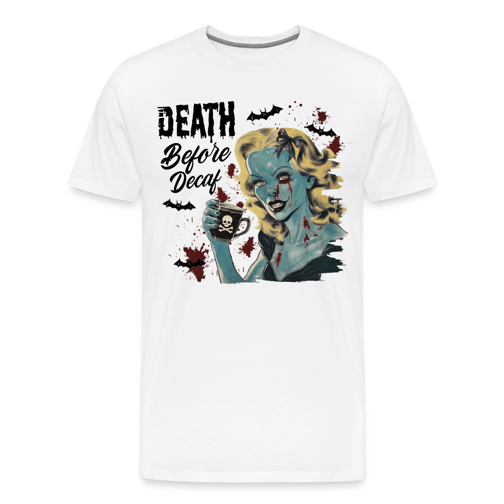 Death before Halloween Horror Premium T-Shirt Herren - Weiß