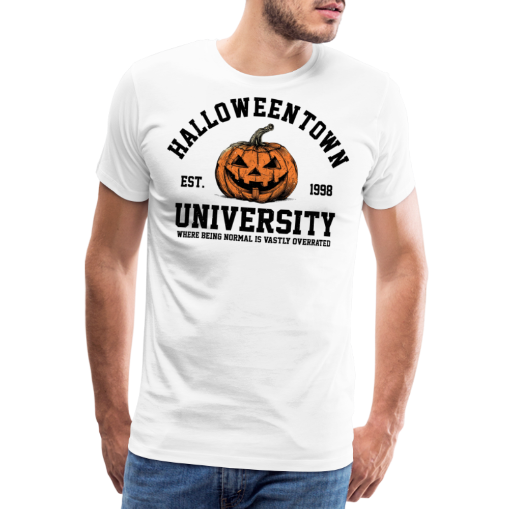 Halloween Town Horror Premium T-Shirt Herren - Weiß