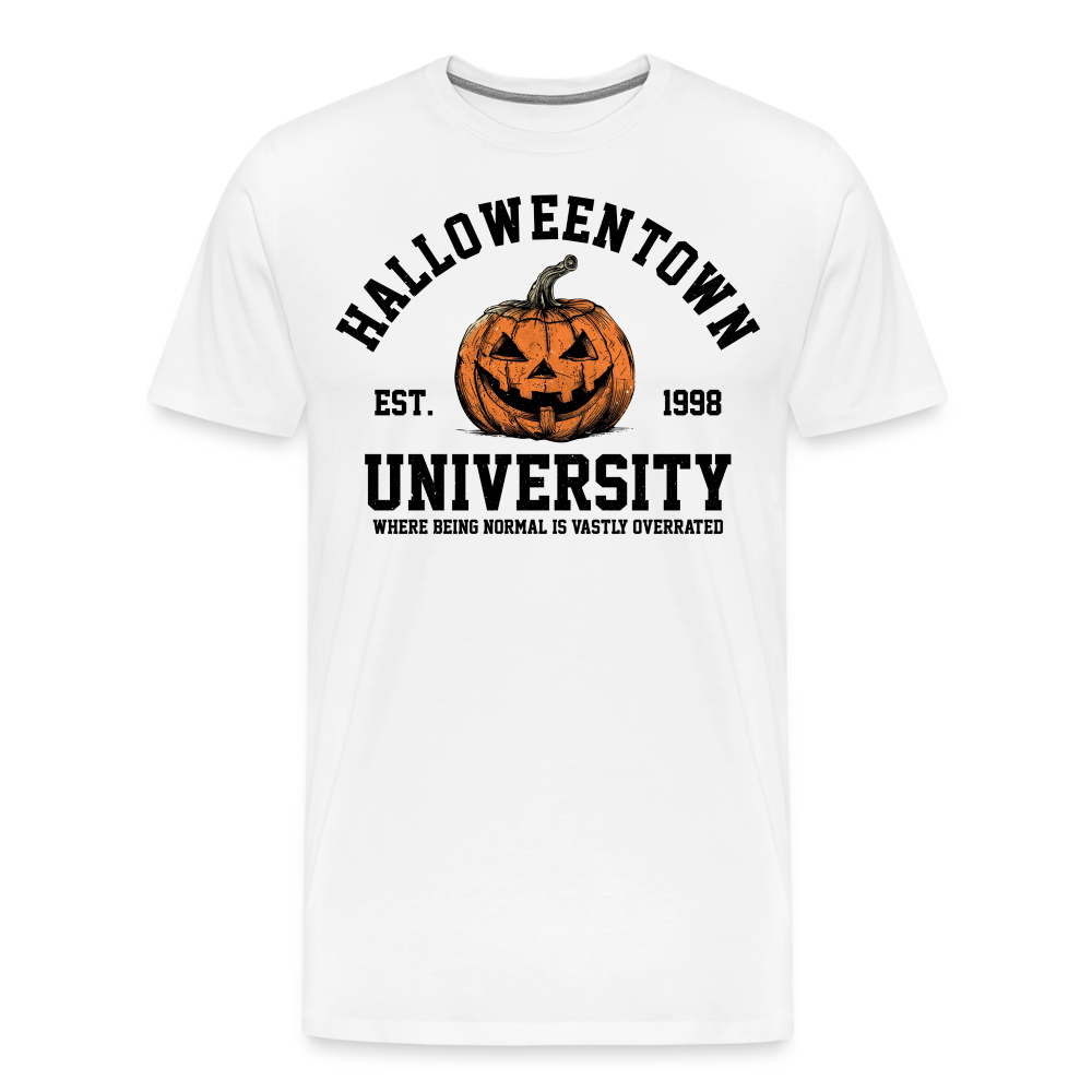 Halloween Town Horror Premium T-Shirt Herren - Weiß