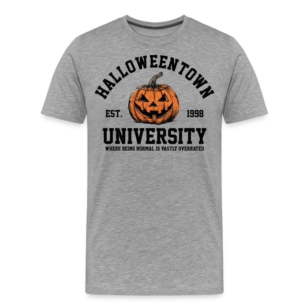 Halloween Town Horror Premium T-Shirt Herren - Grau meliert