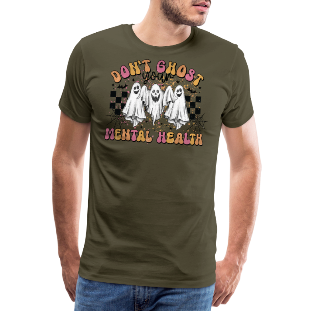 GHOSTDESIGN Halloween Horror Premium T-Shirt Herren - Khaki