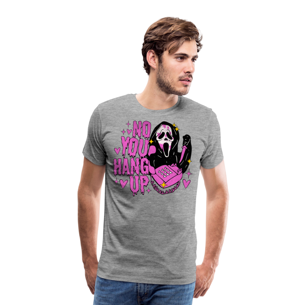 GHOSTFACE Halloween Horror Premium T-Shirt Herren - Grau meliert