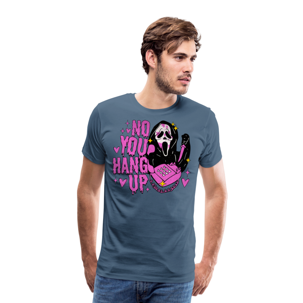 GHOSTFACE Halloween Horror Premium T-Shirt Herren - Blaugrau