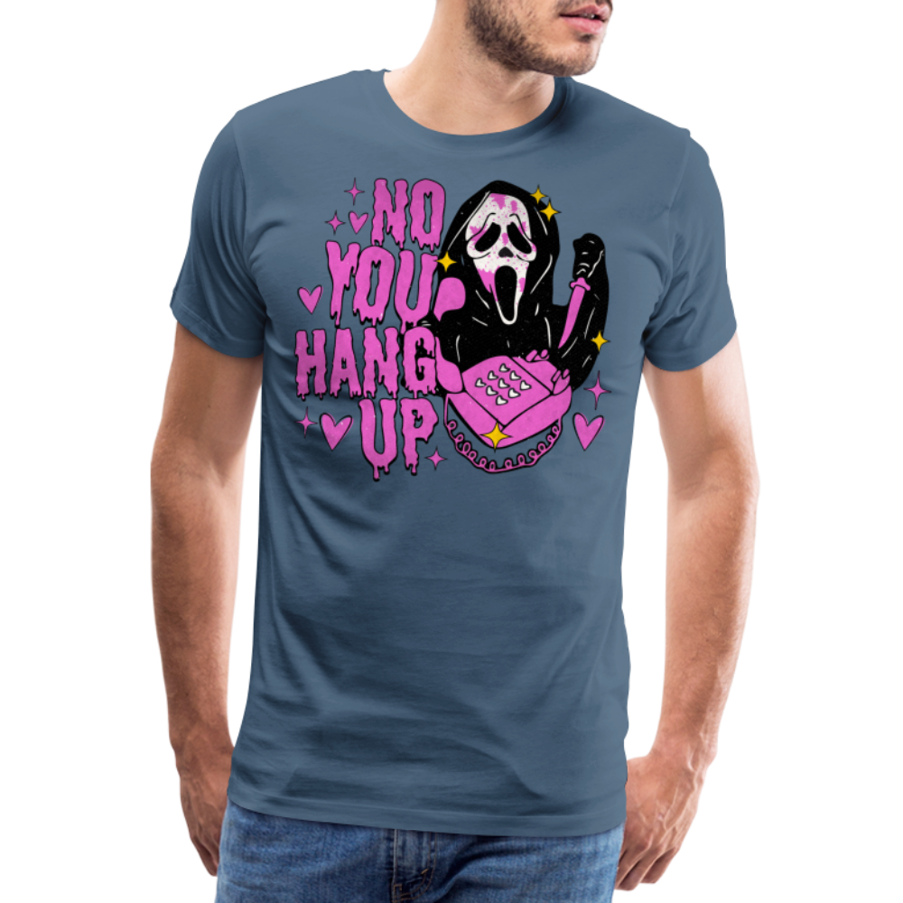 GHOSTFACE Halloween Horror Premium T-Shirt Herren - Blaugrau