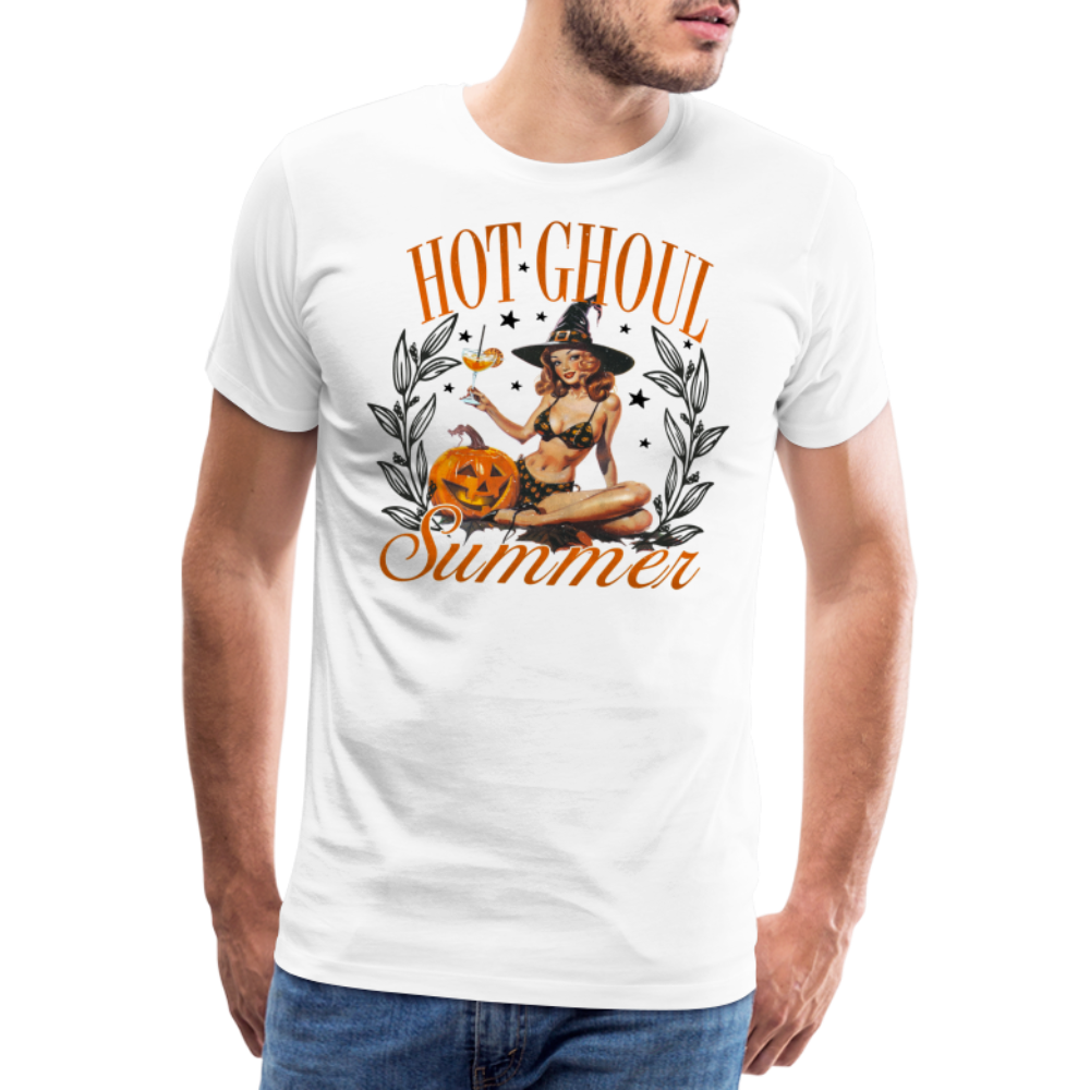 GHOULSUMMER Halloween Horror Premium T-Shirt Herren - Weiß