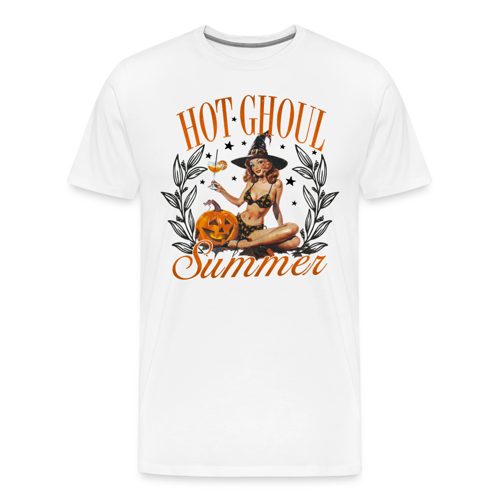 GHOULSUMMER Halloween Horror Premium T-Shirt Herren - Weiß