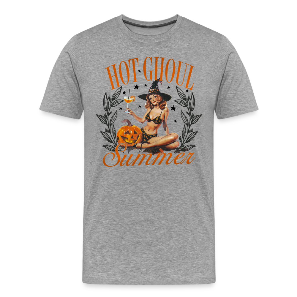 GHOULSUMMER Halloween Horror Premium T-Shirt Herren - Grau meliert