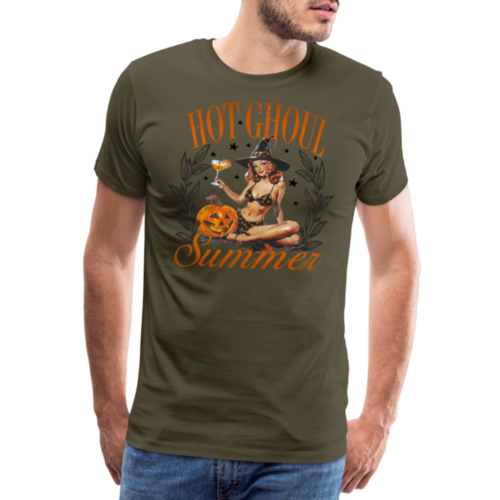 GHOULSUMMER Halloween Horror Premium T-Shirt Herren - Khaki