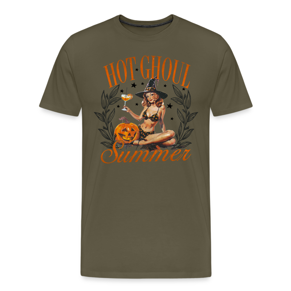GHOULSUMMER Halloween Horror Premium T-Shirt Herren - Khaki