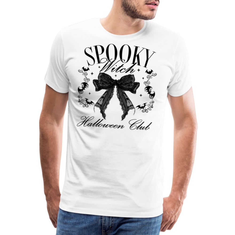 HALLOWEENCLUB Halloween Horror Premium T-Shirt Herren - Weiß