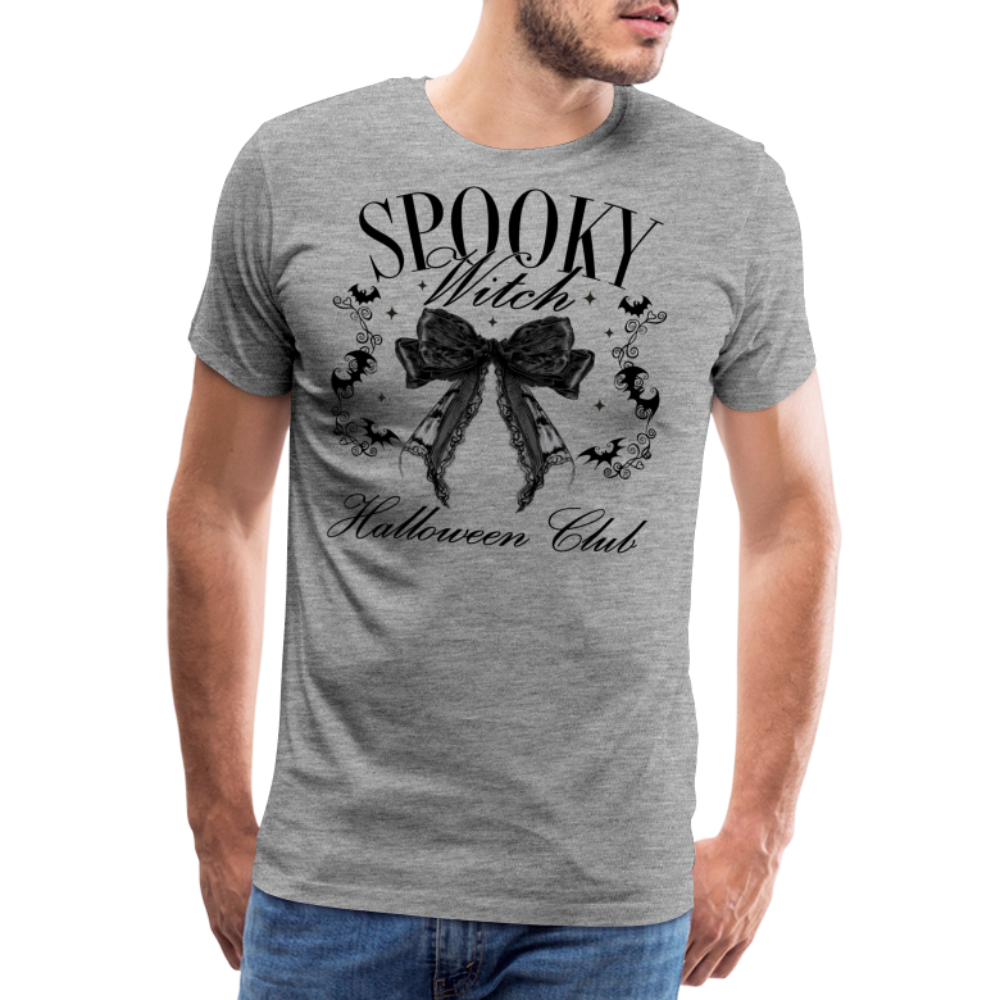 HALLOWEENCLUB Halloween Horror Premium T-Shirt Herren - Grau meliert