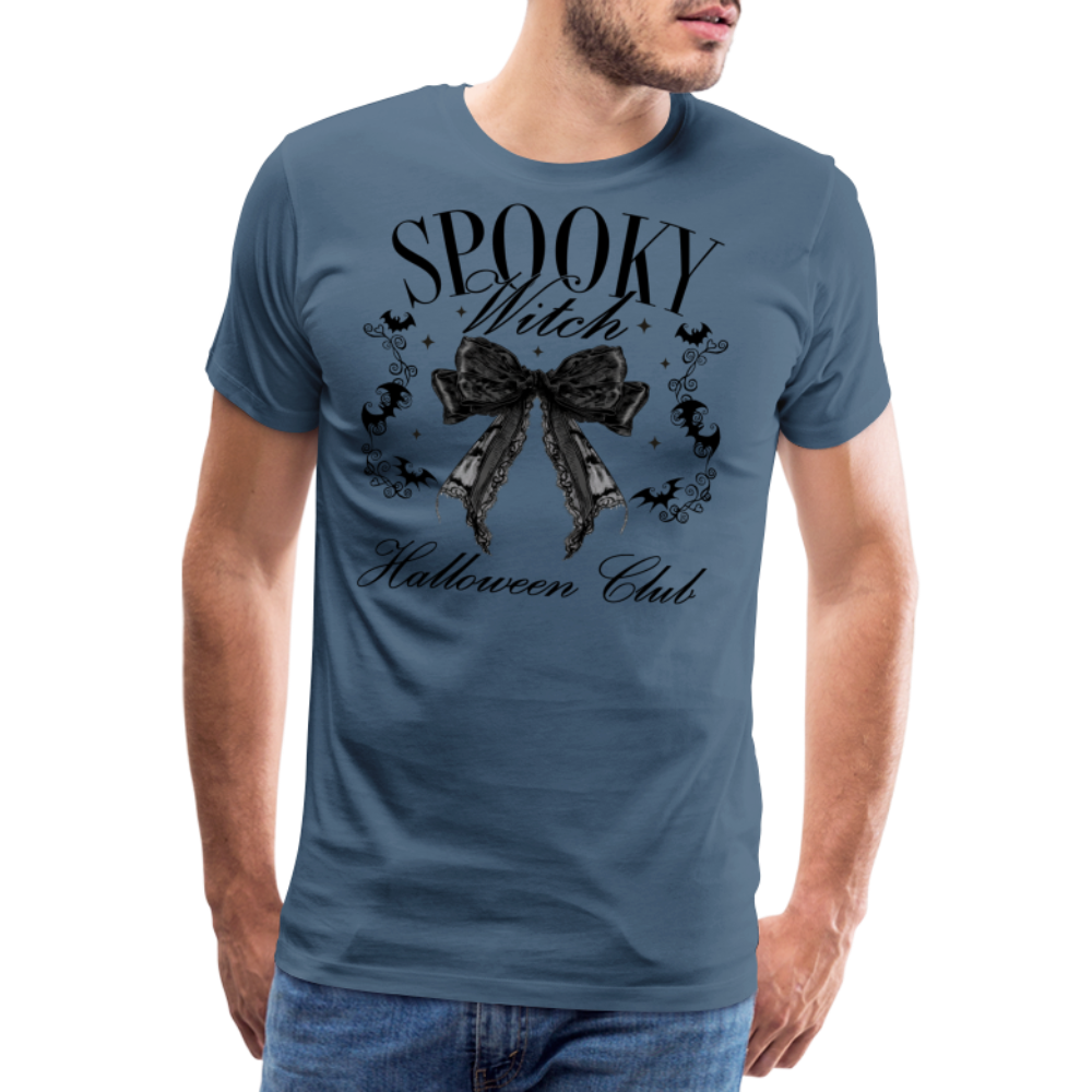 HALLOWEENCLUB Halloween Horror Premium T-Shirt Herren - Blaugrau