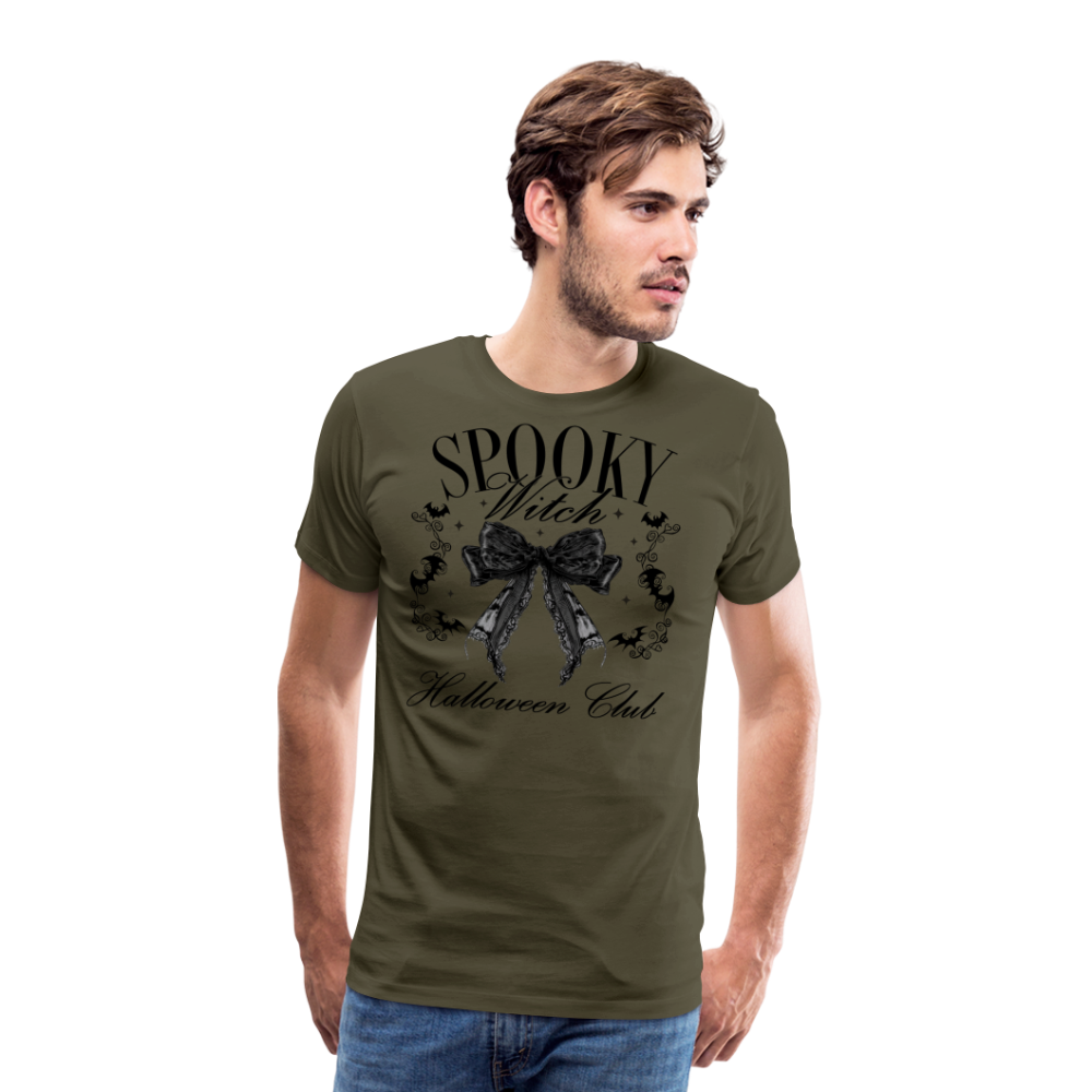 HALLOWEENCLUB Halloween Horror Premium T-Shirt Herren - Khaki