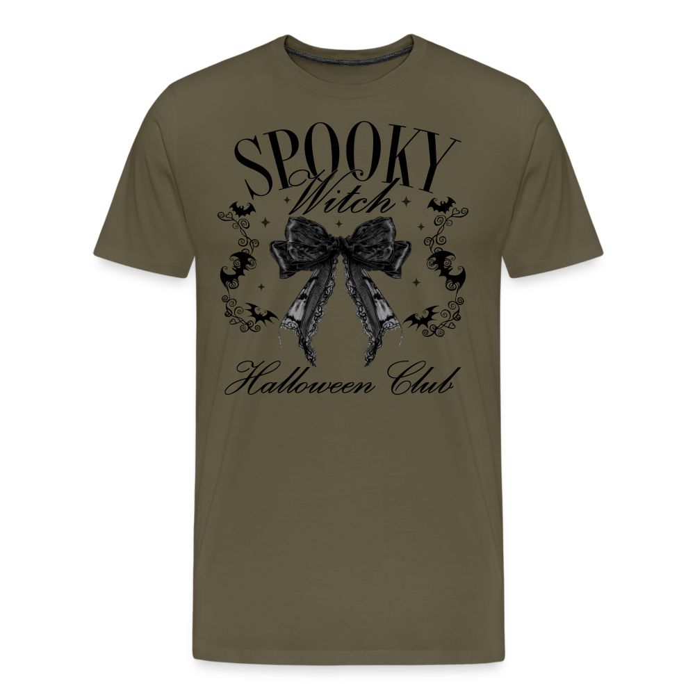 HALLOWEENCLUB Halloween Horror Premium T-Shirt Herren - Khaki