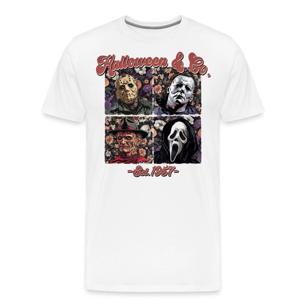 Halloweenco Halloween Horror Premium T-Shirt Herren - Weiß