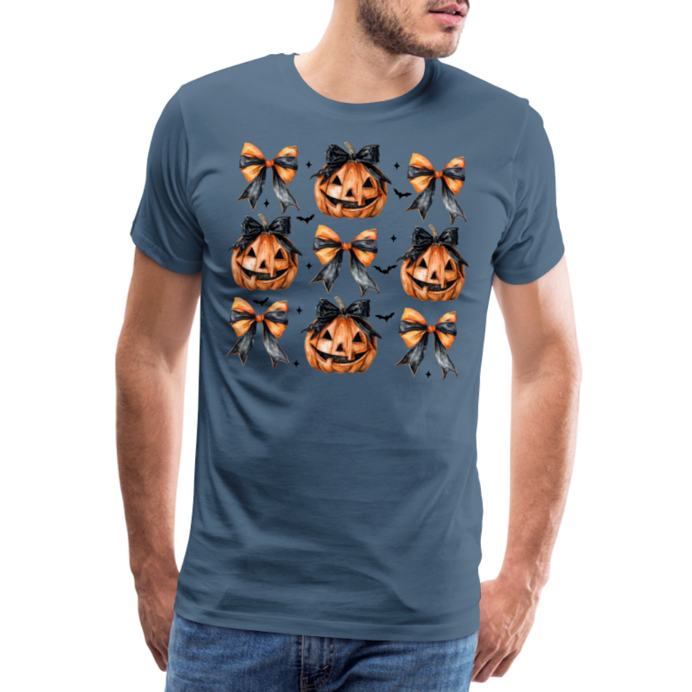 Halloweenmix Halloween Horror Premium T-Shirt Herren - Blaugrau