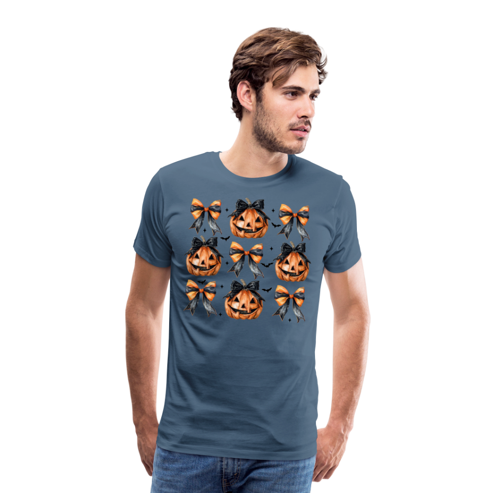 Halloweenmix Halloween Horror Premium T-Shirt Herren - Blaugrau