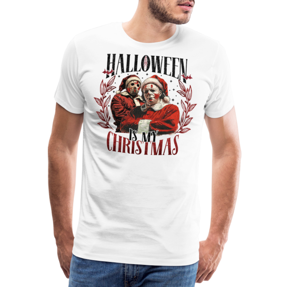 Halloween is my Christmas Horror Premium T-Shirt Herren - Weiß