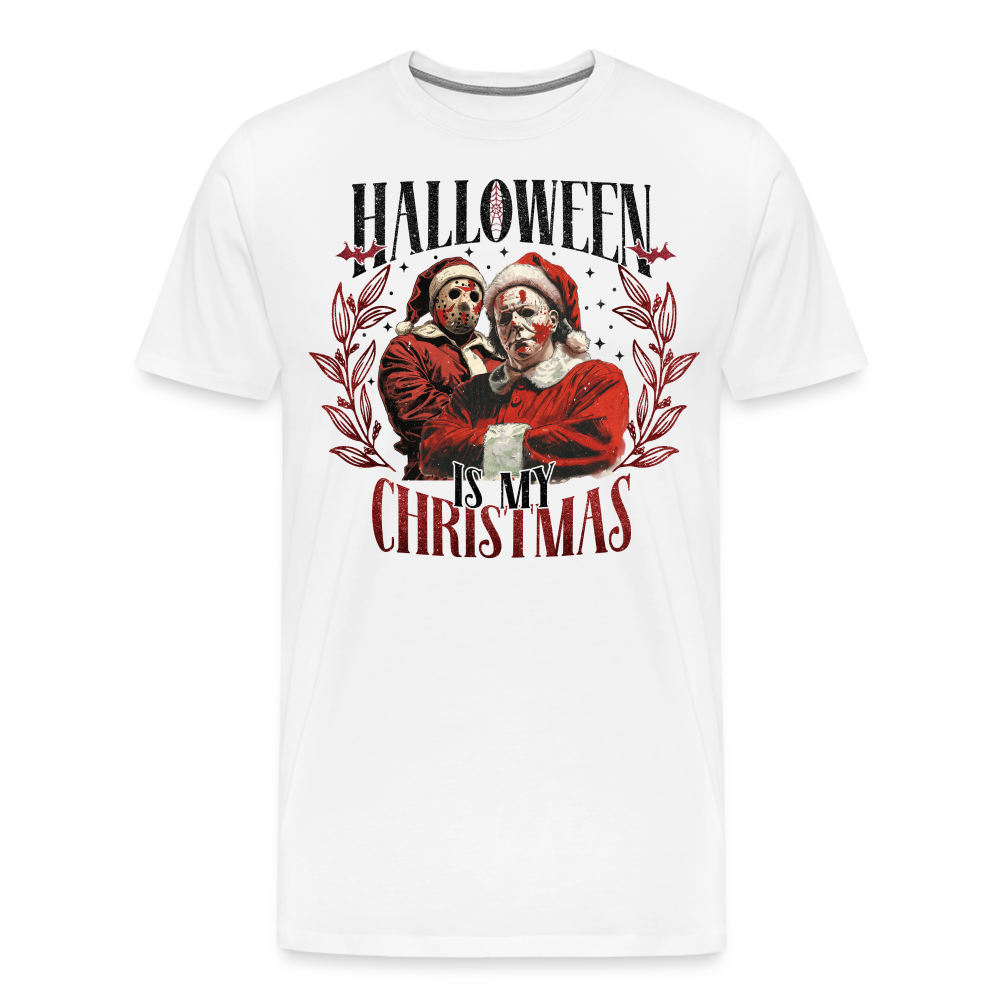 Halloween is my Christmas Horror Premium T-Shirt Herren - Weiß