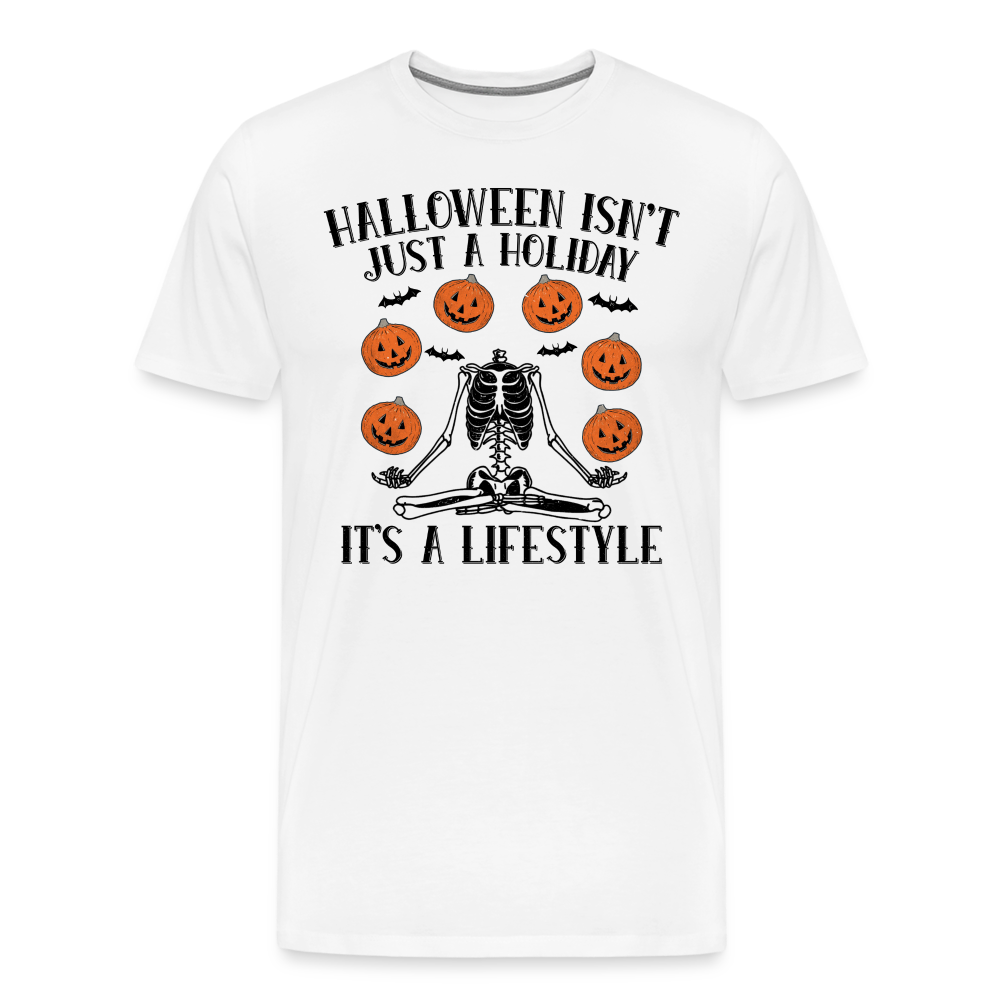 Halloween Lifestyle Horror Premium T-Shirt Herren - Weiß