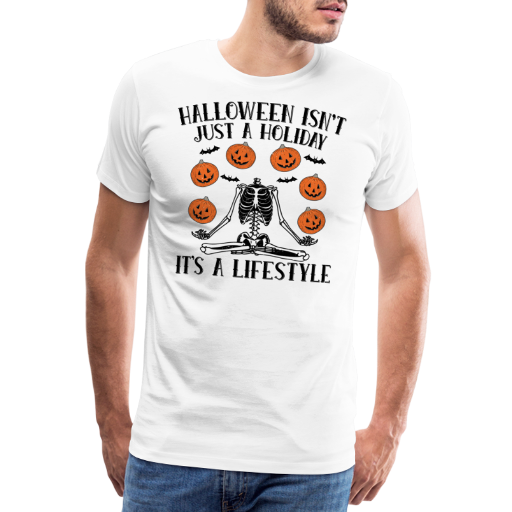 Halloween Lifestyle Horror Premium T-Shirt Herren - Weiß