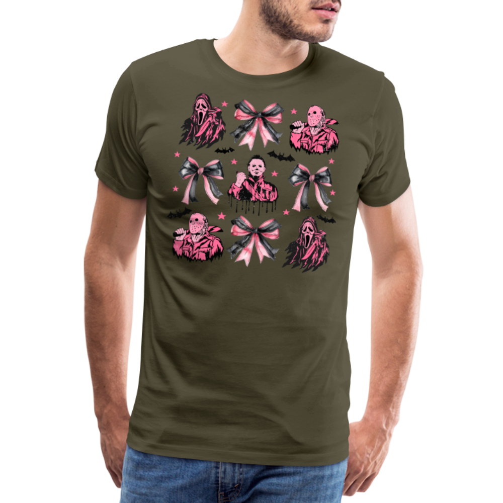 Halloweenmix pink Horror Premium T-Shirt Herren - Khaki